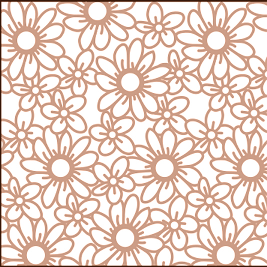 Fashion Sticker 031509 Rose Gold