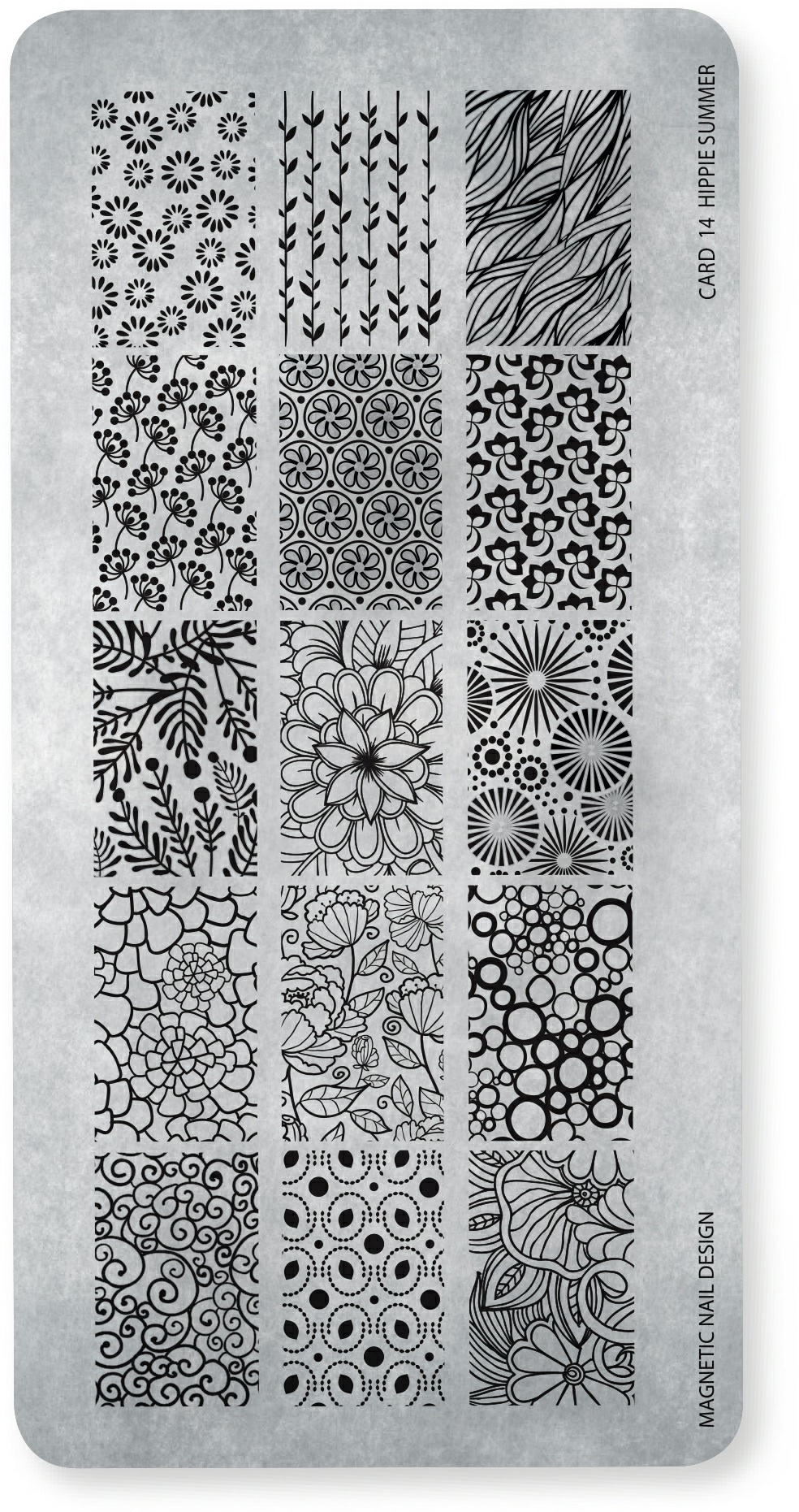 Stamping Plate 14 Hippie Summer