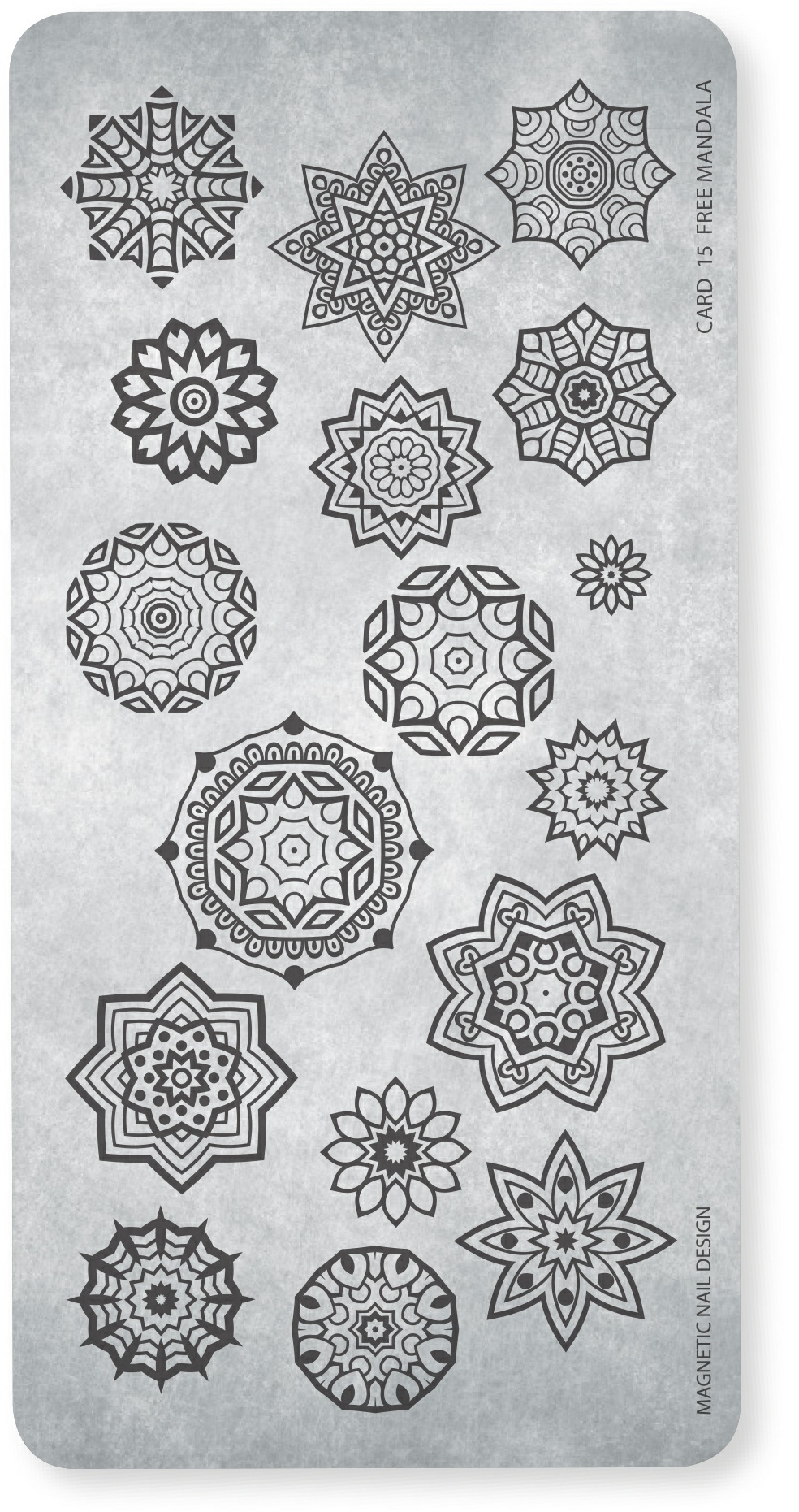 Stamping Plate 15 Free Mandala