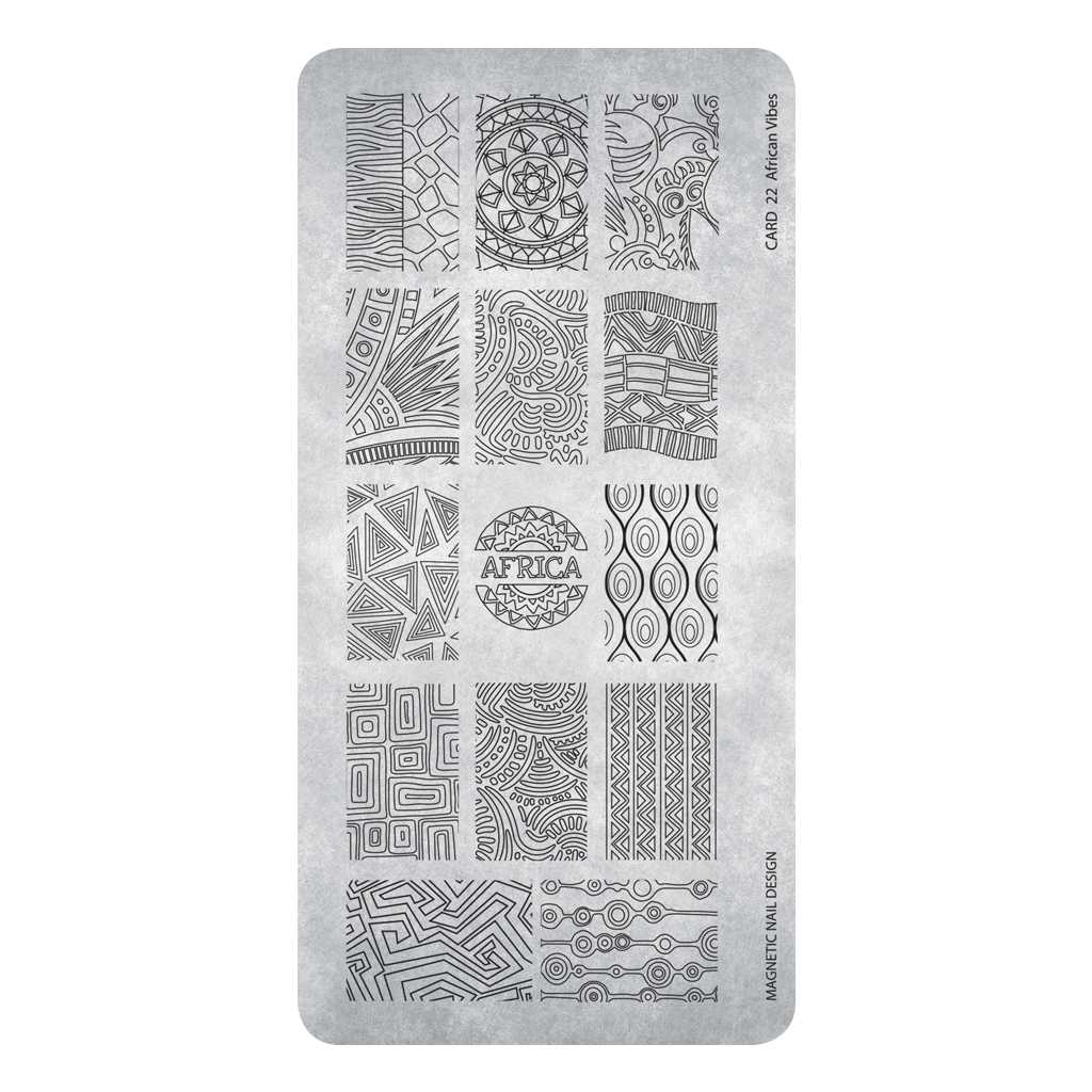 Stamping Plate 22 African Vibes