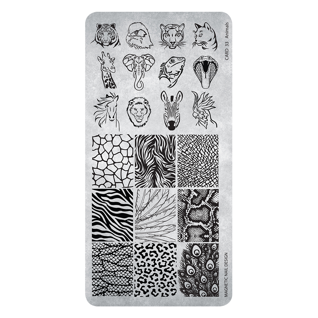 Stamping Plate 33 Animal New