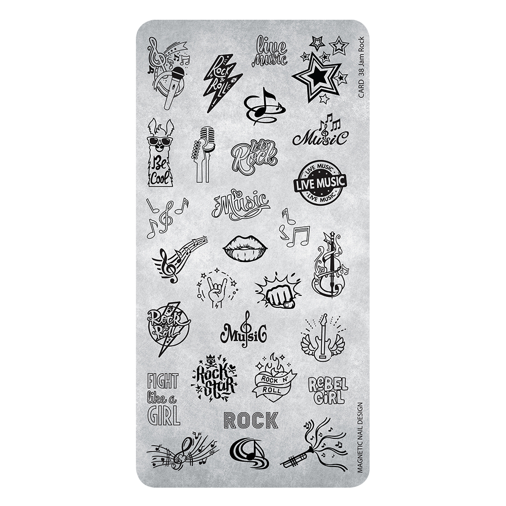 Stamping Plate 38 Jam Rock